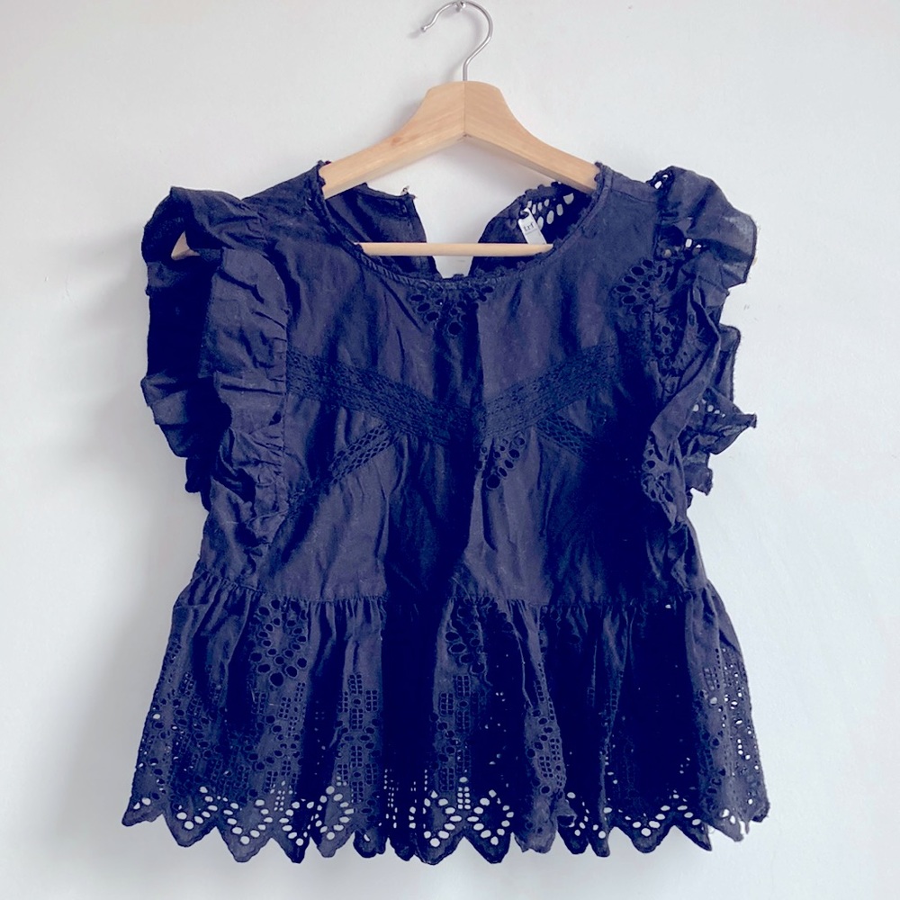 Zara ruffle top size S EUC